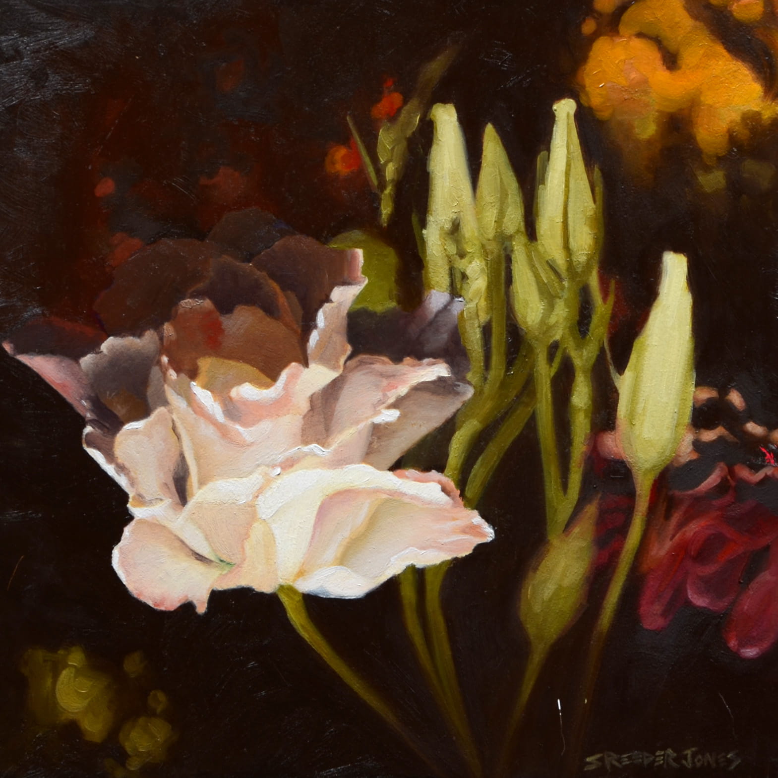 floral oil painting